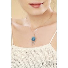 Doğan Silver Doğan Silvergümüş Süryani Nazarlığı Telkari El Işlemeli Kolye- Rose