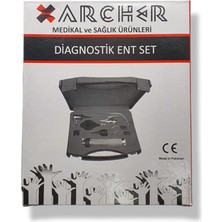 Archer Diagnostik Set Ent Otoskop-Oftalmaskop Set
