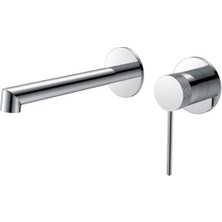 Fontana FJ-A2001 Krom Ankastre Lavabo Bataryası