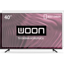 Best Ekran Woon WN40LEDA10 Tv Ekran Koruyucu - Woon 40" Inç  Ekran Şeffaf Koruma Paneli
