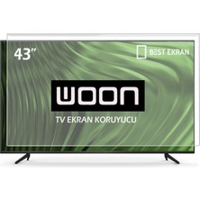 Best Ekran Woon WN43DAL13 Tv Ekran Koruyucu - Woon 43" Inç 109 Ekran 108 cm Koruyucu