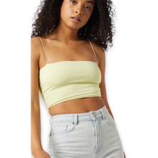 Pikka Online Kadın Askılı Şık Croptop Bluz