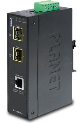 Planet PL-IGT-1205AT 10/100/1000T 2 Port 1000BASESX/LX/BX Media Converter