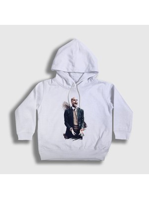 Presmono Unisex Çocuk Beyaz Soccer Futbol Josep Pep Guardiola Kapüşonlu Sweatshirt