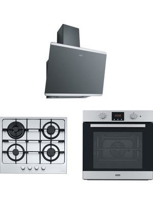 Franke Fpj 615 V Bk/ss Davlumbaz Fhma 604 3g Dc Xs Ocak Fsl 86 H Xs Inox Ankastre Fırın Set