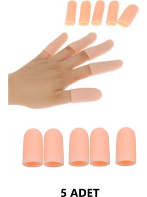 Bunyon El Parmak Koruyucu Silikon Kemik Koruyucu Parmak Ucu Koruyucu Hortum 5 Adet