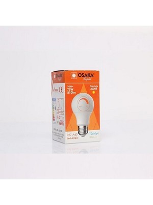 Osaka Light 10W 230V E27 Duylu A60 Dimli LED Ampul 3000Kelvin