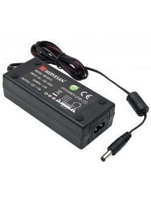 Mervesan MS-6012 60W 12 Vdc Masaüstü Modeli Smps Adaptör