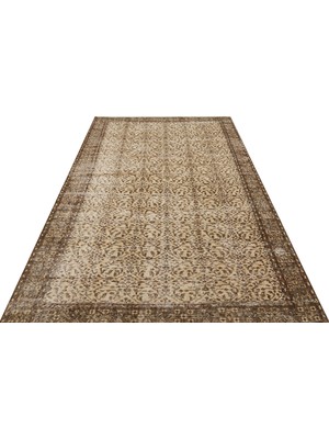 Sempati Halı El Dokuma Eskitme Vintage Halı 182 x 288 cm  8759