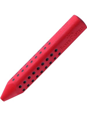 Faber-Castell Grip 2001 Üçgen Silgi Kırmızı 9 cm