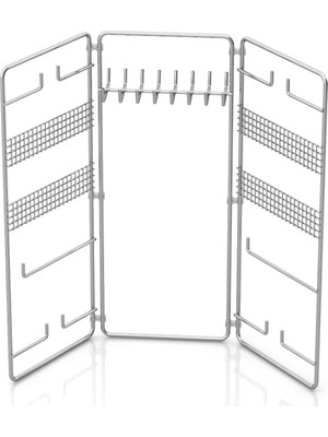 Tekno-tel Teknotel Taki Aksesuar Standi Dekorati̇f Organi̇zer Krom EG210