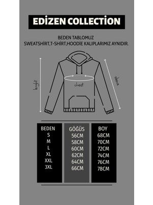 Edizen Arka Ön Dijital Baskılı Oversize&unisex Ultra Premium T-Shirt