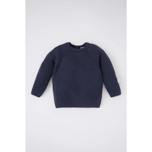 Erkek Bebek Regular Fit Bisiklet Yaka Kazak X5296A222AU