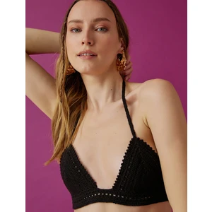 Kroşe Örgü Üçgen Bikini Üstü