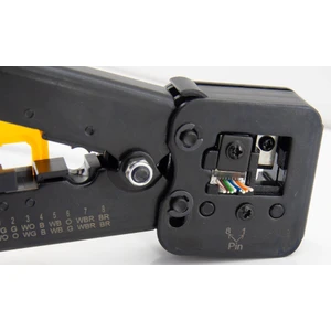 Ez RJ45 RJ11 RJ12 Cat5 Cat6 Yeni Nesil Konnektör Pense Lüx Kolay Sıkma Pensesi + 100LÜ Paket Yeni Nesil RJ45 Konnektör