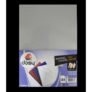 Cilt Kapağı A4 160 Micron 100 Lü Paket Şeffaf