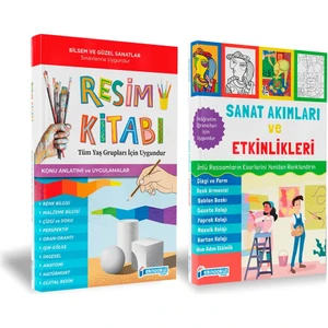 1. Sınıf Bilsem Mülakat Hazırlık 2'li Resim Seti (Resim Kitabı - Sanat Akımları ve Etkinlikleri)