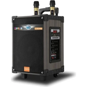 Ultratekno LT-910 Süper Bass Kumandalı Şarjlı Çift Mikrofonlu Hoparlör Sistemi Taşınabilir Amfi