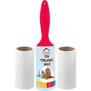Tüy Toplayıcı Rulo + 2 Adet Yedek Rulo