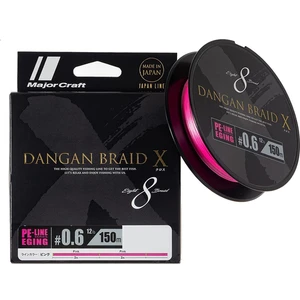 Major Craft Dangan x 8x Ip Misina Pe 0.6 0.06MM 12LB/5.44KG 150MT Pembe
