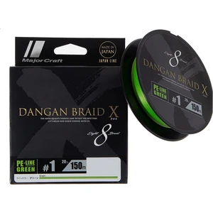 Major Craft Dangan x 8x Ip Misina Pe 1.0 0.13MM 20LB/9.07KG 150MT Yeşil