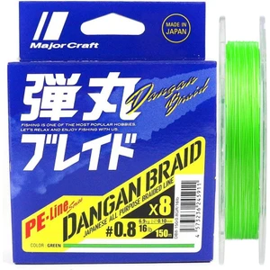 Major Craft Dangan 8x Ip Misina Pe 0.8 0.10MM 16LB/6.9KG 150MT Yeşil