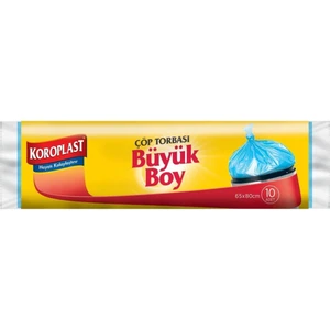 Çöp Poşeti Büyük Boy 10'lu