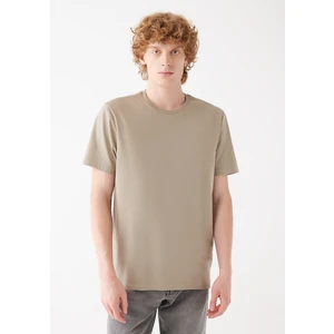 Erkek Kahverengi Basic Tişört 0610251-70338
