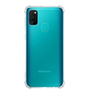 Case World Samsung Galaxy M21 ile Uyumlu Kapak Köşe Korumalı Airbag Antishock Silikon ile Uyumlu Kılıf