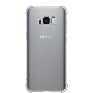 Case World Samsung Galaxy S8 ile Uyumlu Kapak Köşe Korumalı Airbag Antishock Silikon ile Uyumlu Kılıf