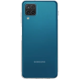 Case World Samsung Galaxy A12 ile Uyumlu Kapak Kamera Korumalı Tıpalı Şeffaf Silikon ile Uyumlu Kılıf