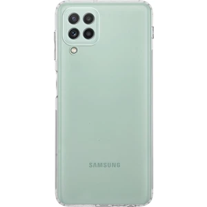 Case World Samsung Galaxy A22 ile Uyumlu Kapak Kamera Korumalı Tıpalı Şeffaf Silikon ile Uyumlu Kılıf