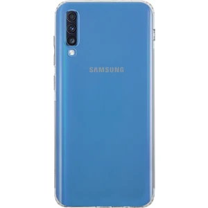 CaseWorld Samsung Galaxy A70 Kapak Kamera Korumalı Tıpalı Şeffaf Silikon Kılıf