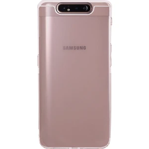 Case World Samsung Galaxy A80 ile Uyumlu Kapak Kamera Korumalı Tıpalı Şeffaf Silikon ile Uyumlu Kılıf