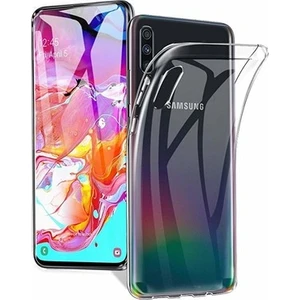 Galaxy A70 Uyumlu Şeffaf Silikon Kılıf Köşe Korumalı Şeffaf Premium Yüksek Kalite Kılıf