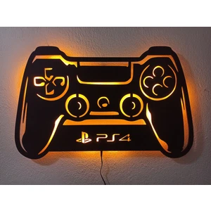 Ps/4 Oyun Kumandası LED Işıklı Duvar Tablosu