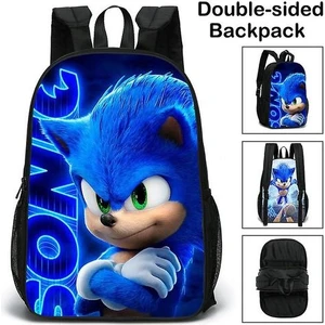 Özel Çift Taraflı Sırt Çantası - Sonic Kirpi Çok Renkli (Yurt Dışından)