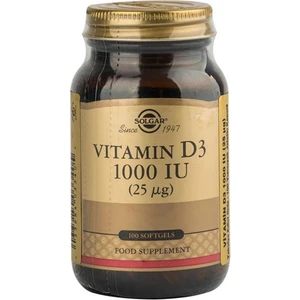 Vitamin D3 1000ıu Takviye Edici Gıda 100 Yumuşak Kapsül(Miad:11/2024)