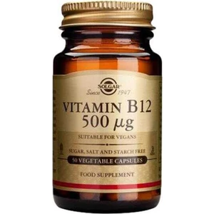 Vitamin B12 500mg Takviye Edici Gıda 50 Bitkisel Kapsül(Miad:08/2024)