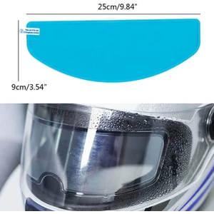 Buffer® Buğu Önleyici Motosiklet Kaskı Vizörü Su Geçirmez Dayanıklı Çizik Koruma Lens Filmi