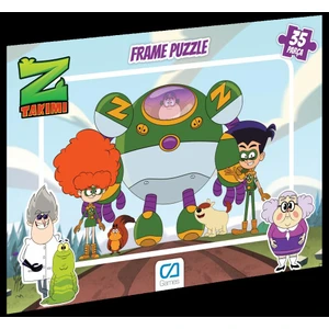 Ca Games Z Takımı 35 Parça Frame Puzzle Yapboz