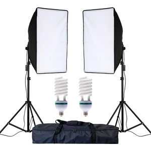 Cazipshop Softbox Ikili Sürekli Işık Seti 50 x 70 cm 120W