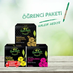Tanla Baba Öğrenci Paketi Bitki Çayı (Nane Limon, Kuşburnu, Propolisli Zencefil) 3 x 170 gr