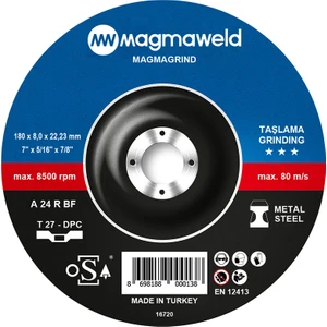 Magmagrind Taşlama Taşı -180X8.0X22MM-813M218087-A (10 Adet)