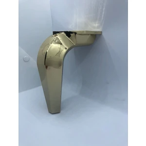 Plastik,15 Cm Gold Kaplama,Koltuk,Mobilya Ayağı (4 Adet)