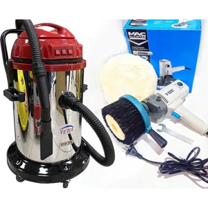 3 Motor'lu Koltuk Yıkama Makinası ve Koltuk Fırçalama Makinası 3600 W