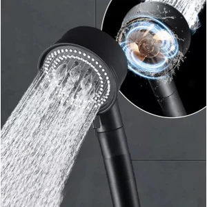 Turbo Fan Pervaneli 5 Fonksiyonlu Su Tasarruflu Duş Başlığı