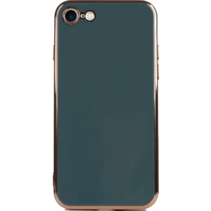 Case World Apple iPhone Se 2022 ile Uyumlu Kapak Kamera Korumalı Lazer Kesim Lüx Silikon ile Uyumlu Kılıf - Petrol Yeşili