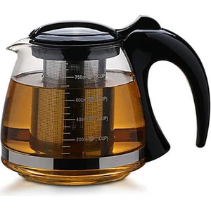 Yaratıcı Tasarım Cam Çaydanlık Moda Cam Çaydanlık Çay Çiçek ile Çıkarılabilir Çelik Demlik Filtresi Çay Su Isıtıcısı | Çaydanlıklar(Yurt Dışından)