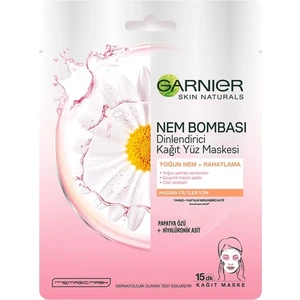 Garnier Nem Bombası Dinlendirici Kağıt Maske 32 gr